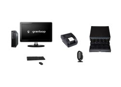 Pack BASE de punto de venta para minimarket: computador reacondicionado, lector de código de barras, impresora térmica y gaveta de dinero